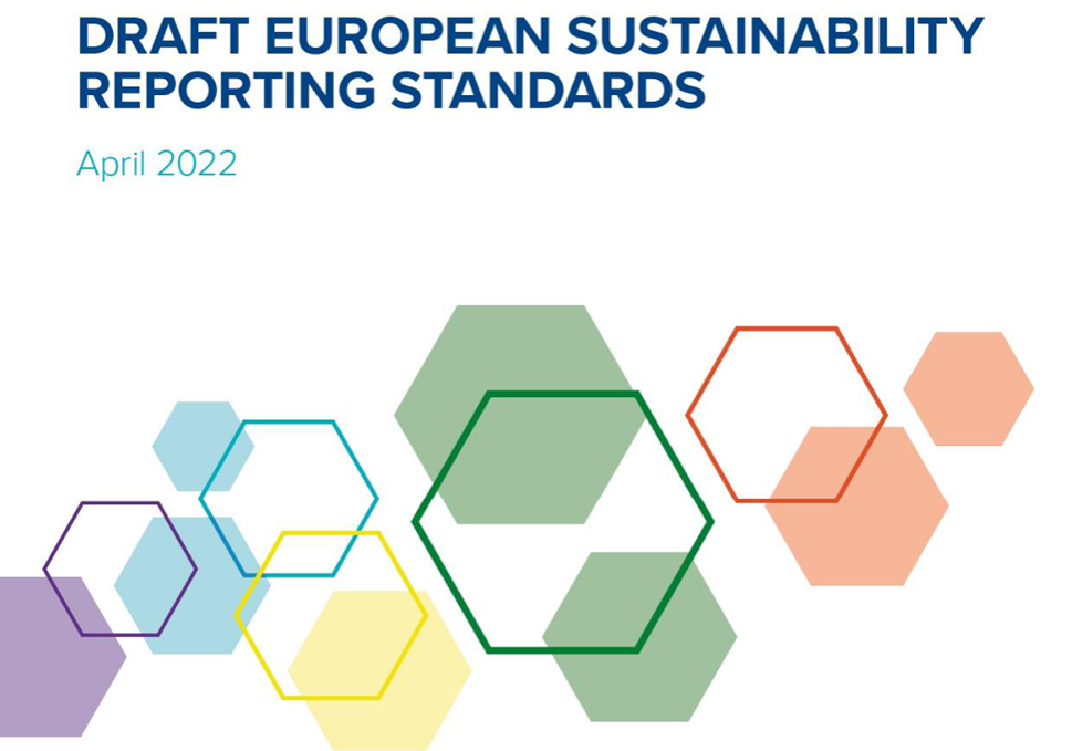 （EFRAG發布第一套歐洲永續報告準則ESRS，將於11月提交給歐盟。 來源: EFRAG）