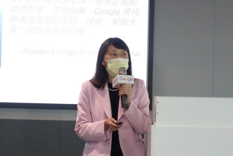 Google台灣總經理林雅芳認為，台灣的再生能源市場供需失衡，需要提升供給能力。攝影：李蘇竣