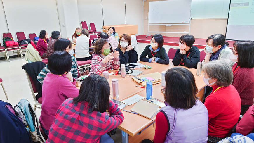 中長期計畫為2022年12月社代研習會的討論焦點。（圖片提供／彭桂枝）