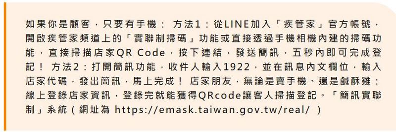 簡訊實聯制操作方法