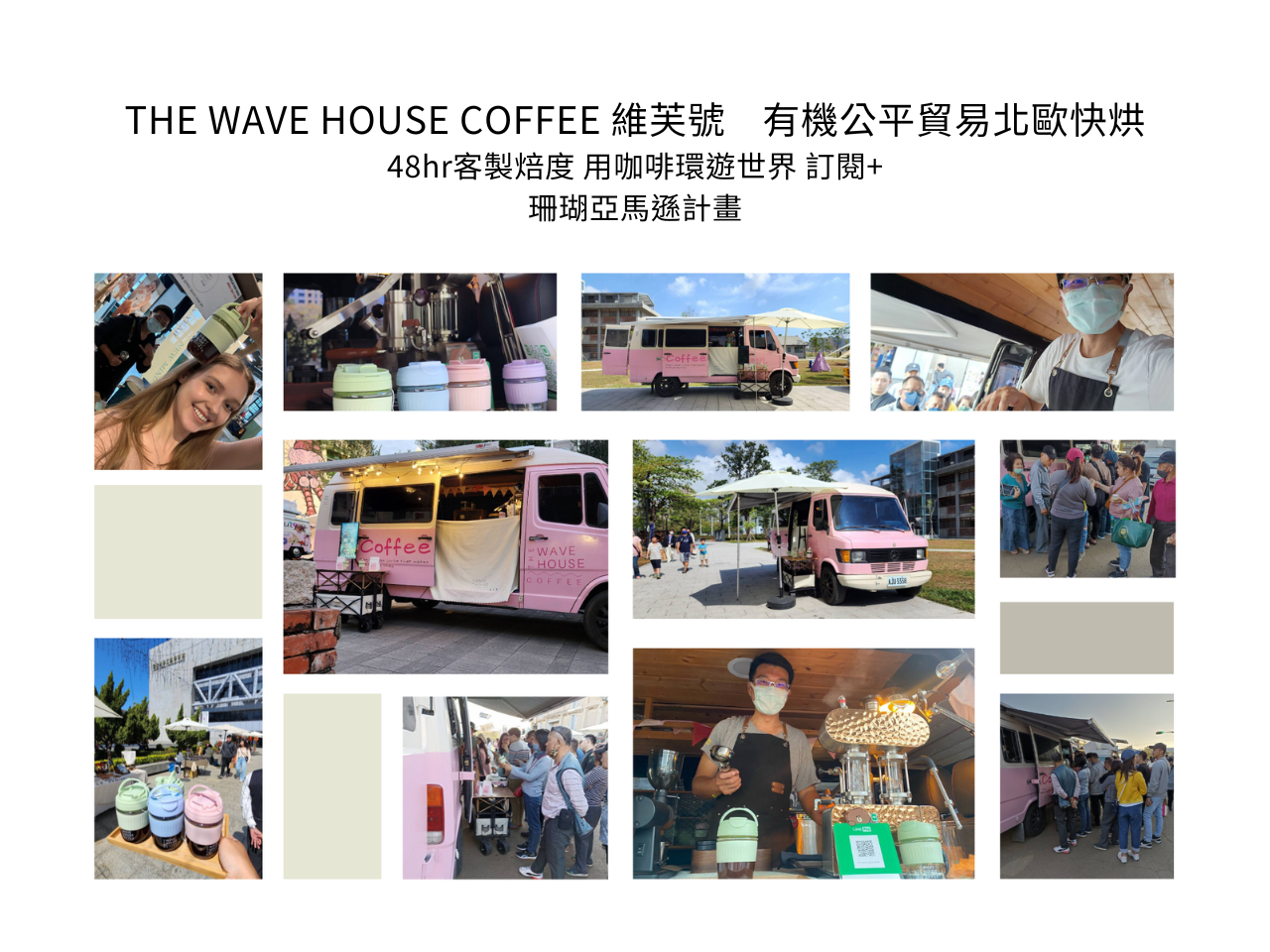 THE WAVE HOUSE COFFEE 維芙號北歐快烘有機公平貿易 48hr客製焙度"用咖啡環遊世界" 訂閱+ 珊瑚亞馬遜計畫